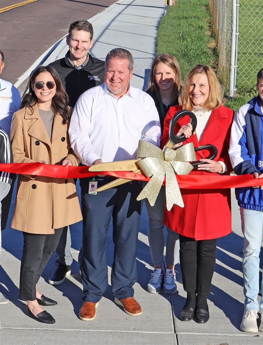 Ribbon cutting near dog park